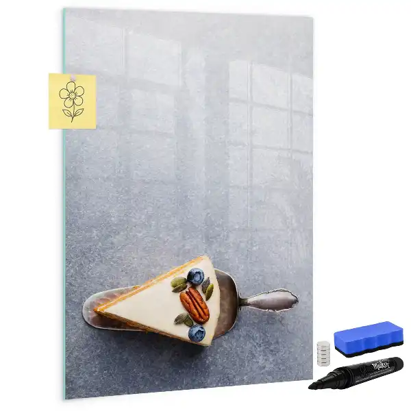 Piši briši tabla v obliki kosa torte