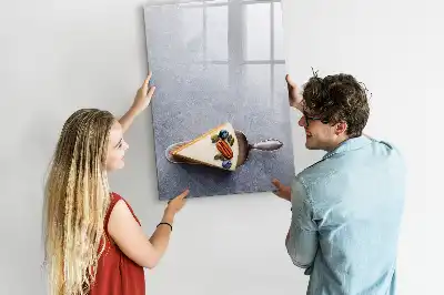 Piši briši tabla v obliki kosa torte