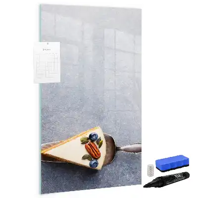 Piši briši tabla v obliki kosa torte