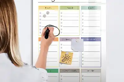 Nakupovalni seznam tabla piši briši