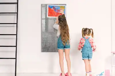 Tabla piši-briši v videzu svetlega betona