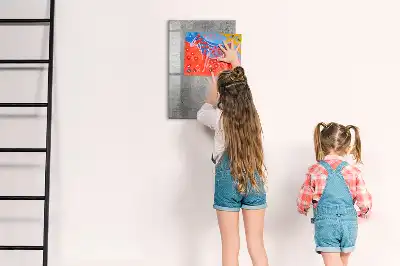 Tabla piši-briši v videzu svetlega betona