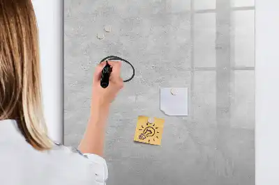 Piši-briši tabla v videzu svetlega betona