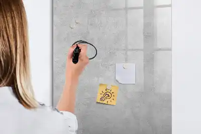 Piši-briši tabla v videzu svetlega betona