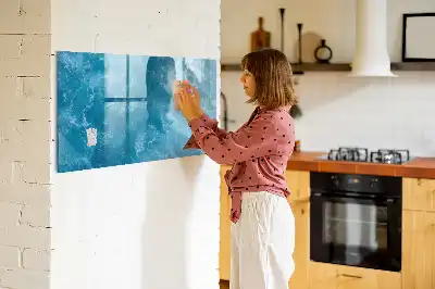 Magnetna tabla za risanje z motivom morske vode