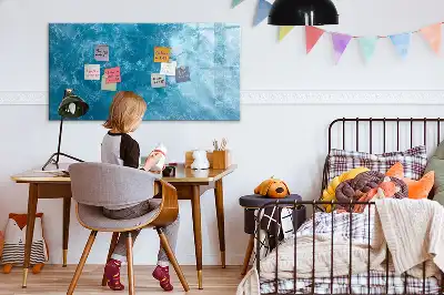 Magnetna tabla za risanje z motivom morske vode