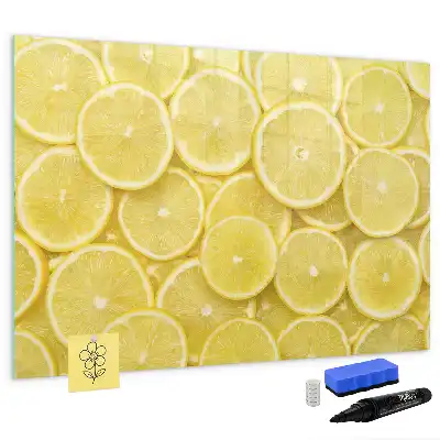 Magnetna tabla za risanje limonine rezine