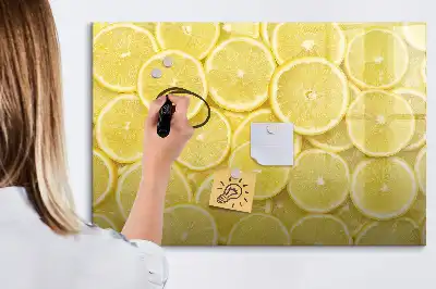 Magnetna tabla za risanje limonine rezine