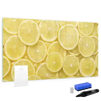 Magnetna tabla za risanje limonine rezine
