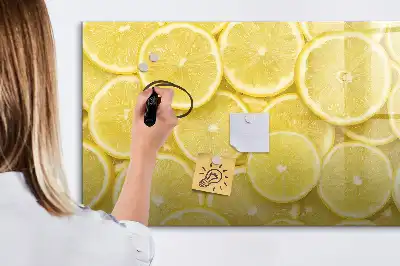 Magnetna tabla za risanje limonine rezine