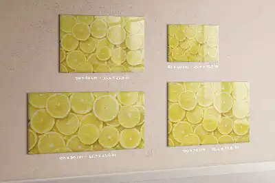 Magnetna tabla za risanje limonine rezine