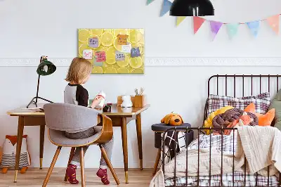 Magnetna tabla za risanje limonine rezine