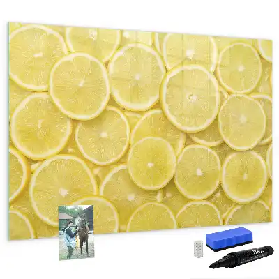 Magnetna tabla za risanje limonine rezine