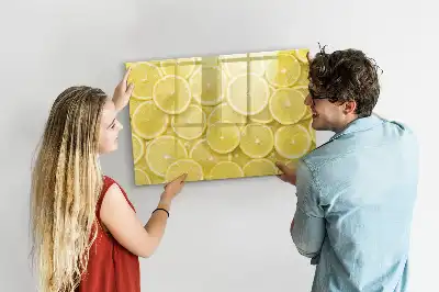 Magnetna tabla za risanje limonine rezine
