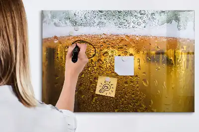 Magnetna tabla piši briši vrč za pivo
