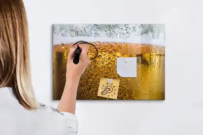 Magnetna tabla piši briši vrč za pivo