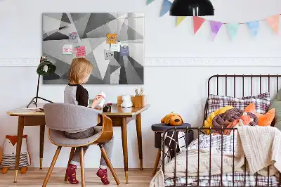 Magnetna tabla za risanje z motivom 3D abstrakcija
