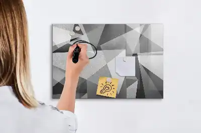 Magnetna tabla za risanje z motivom 3D abstrakcija