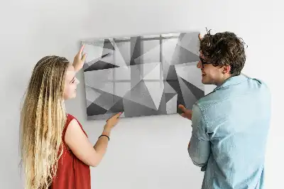Magnetna tabla za risanje z motivom 3D abstrakcija