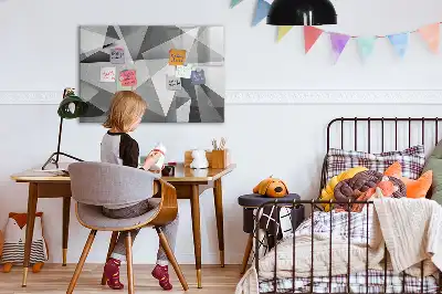 Magnetna tabla za risanje z motivom 3D abstrakcija