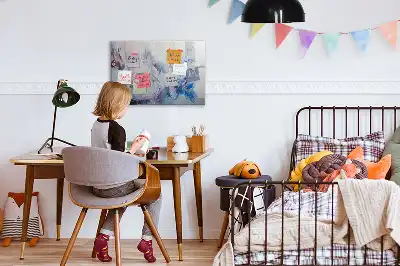 Magnetna tabla za risanje Poteza s čopičem