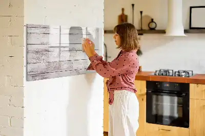 Magnetna tabla za pisanje in brisanje vzorec lesenih desk