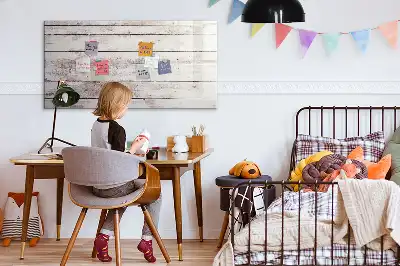 Magnetna tabla za pisanje in brisanje vzorec lesenih desk