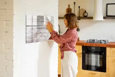 Magnetna tabla za pisanje in brisanje vzorec lesenih desk
