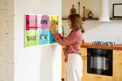 Magnetna tabla piši briši inspiracijska