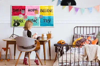 Magnetna tabla piši briši inspiracijska