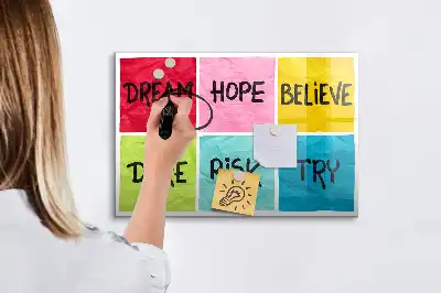 Magnetna tabla piši briši inspiracijska