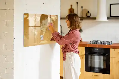 Magnetna tabla za risanje z motivom zemljevida sveta