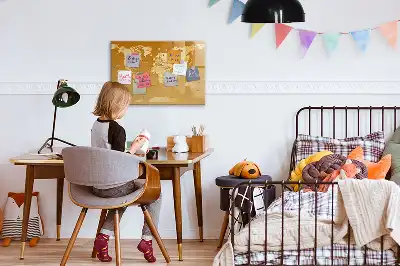 Magnetna tabla za risanje z motivom zemljevida sveta