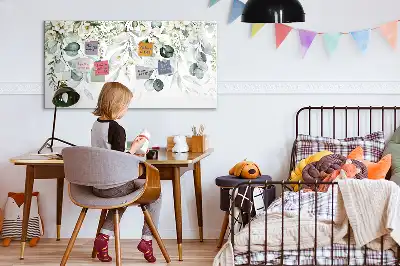 Magnetna tabla piši briši z motivom rastlin narave