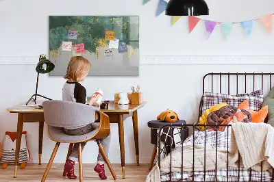 Magnetna tabla za risanje z dekorativnim vzorcem