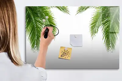 Magnetna tabla za risanje z motivom palmovih listov
