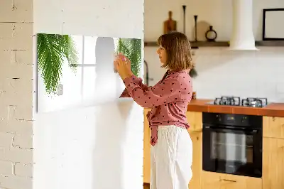 Magnetna tabla za risanje z motivom palmovih listov