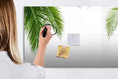 Magnetna tabla za risanje z motivom palmovih listov