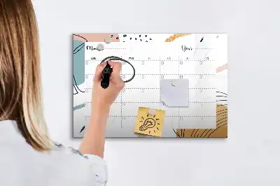 Magnetna piši-briši tabla poslovni organizator