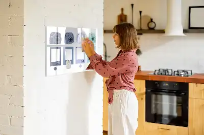 Magnetna tabla za risanje z motivom polaroidnih okvirjev