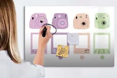 Komplet kamer z magnetno tablo piši-briši