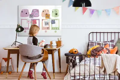 Komplet kamer z magnetno tablo piši-briši