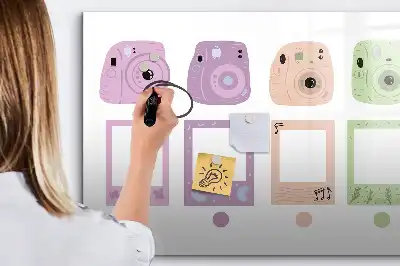 Komplet kamer z magnetno tablo piši-briši