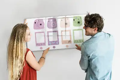 Komplet kamer z magnetno tablo piši-briši