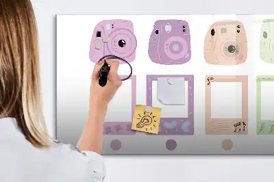 Komplet kamer z magnetno tablo piši-briši