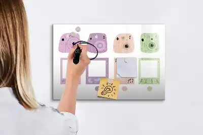Komplet kamer z magnetno tablo piši-briši