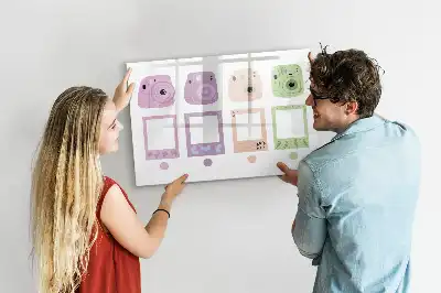 Komplet kamer z magnetno tablo piši-briši
