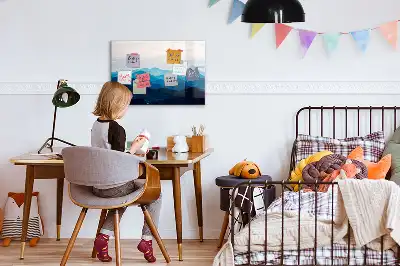 Magnetna tabla za risanje akvarelna voda