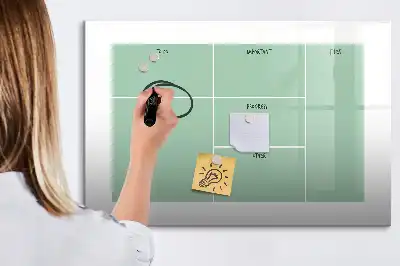 Magnetna tabla za risanje organizator za mizo