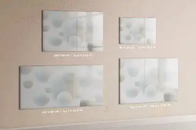 Magnetna tabla za risanje z motivom abstrakcije krogle
